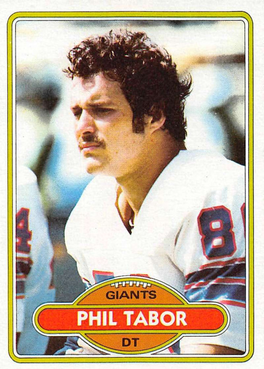 1980 Topps #14 Phil Tabor VG  New York Giants 