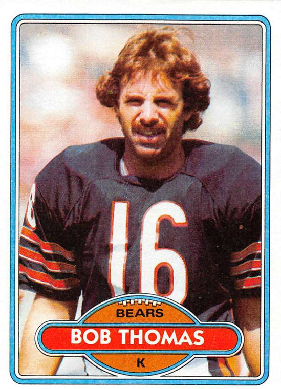 1980 Topps #121 Bob Thomas VG  Chicago Bears 