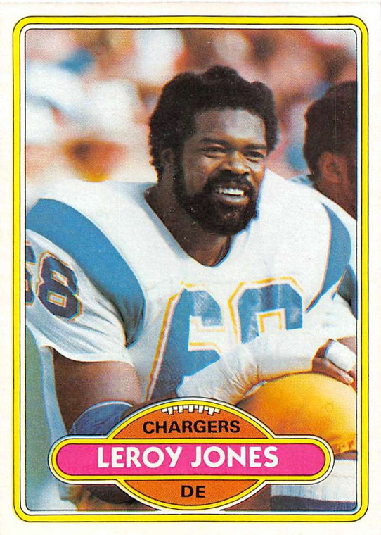 1980 Topps #128 Leroy Jones VG  San Diego Chargers 