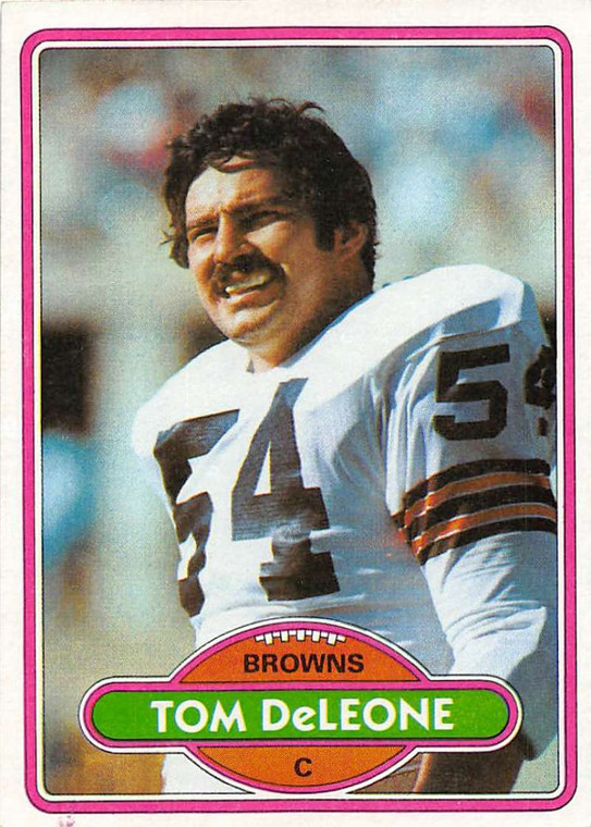 1980 Topps #129 Tom DeLeone VG  Cleveland Browns 