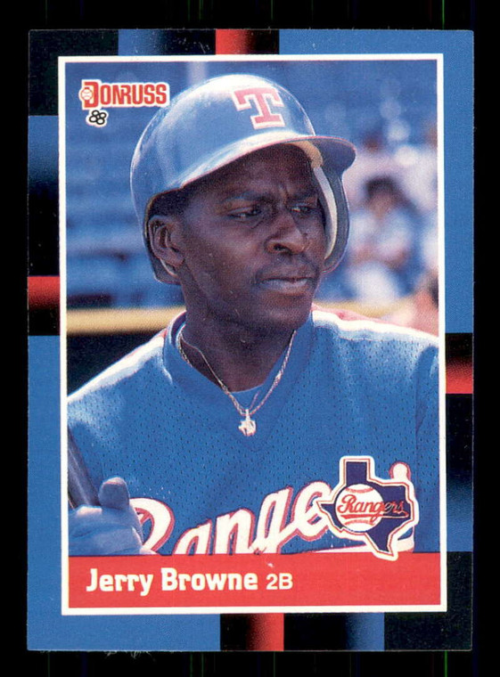 1988 Donruss #408 Jerry Browne NM-MT Texas Rangers 