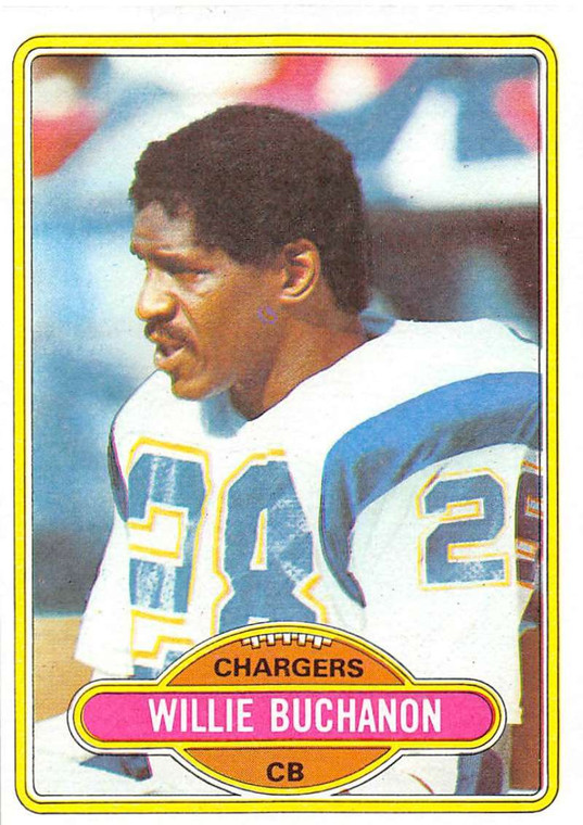 1980 Topps #149 Willie Buchanon VG  San Diego Chargers 