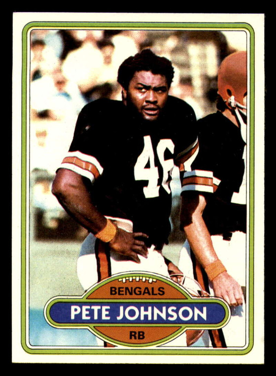 1980 Topps #153 Pete Johnson VG  Cincinnati Bengals 