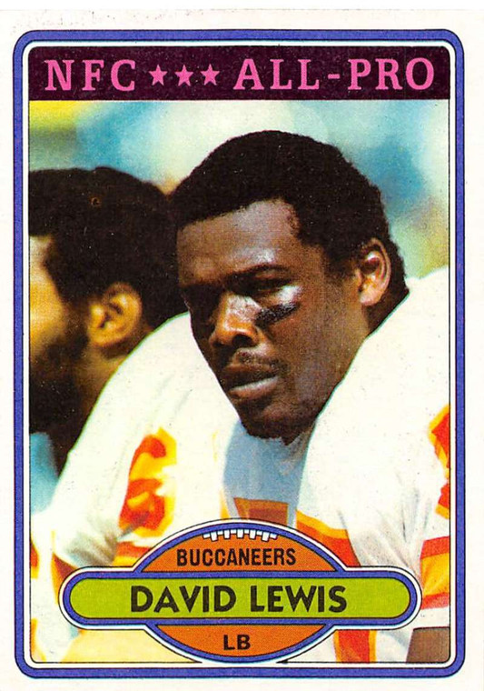 1980 Topps #180 David Lewis AP VG  Tampa Bay Buccaneers 