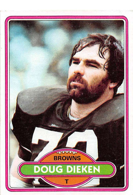 1980 Topps #261 Doug Dieken VG  Cleveland Browns 