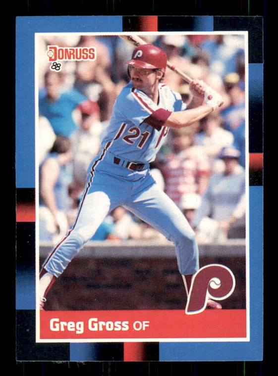 1988 Donruss #412 Greg Gross NM-MT Philadelphia Phillies 