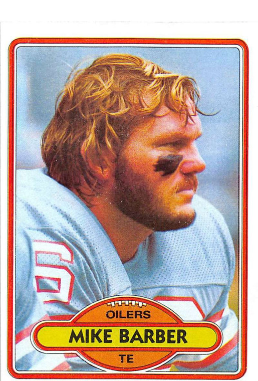 1980 Topps #272 Mike Barber VG  Houston Oilers 