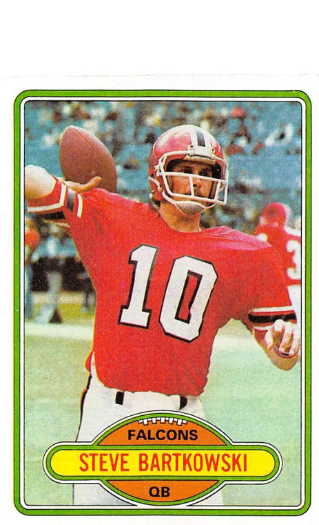 1980 Topps #289 Steve Bartkowski VG  Atlanta Falcons 