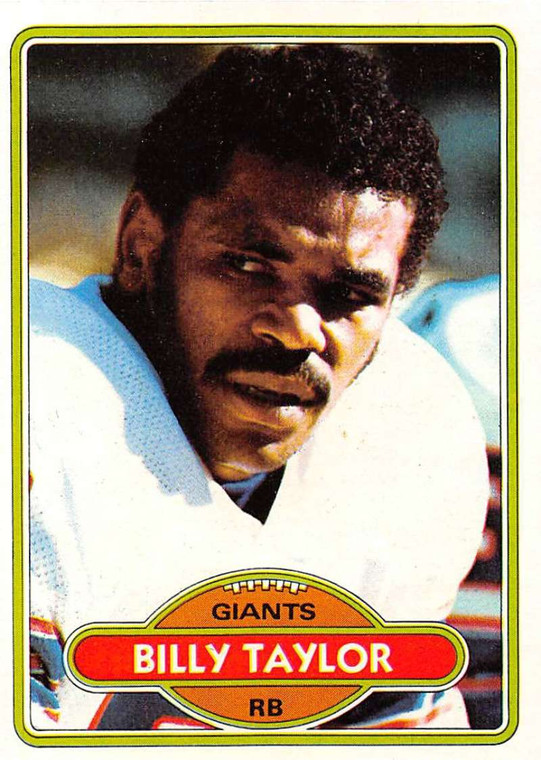 1980 Topps #309 Billy Taylor VG  New York Giants 