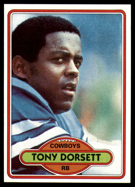 1980 Topps #330 Tony Dorsett VG  Dallas Cowboys 