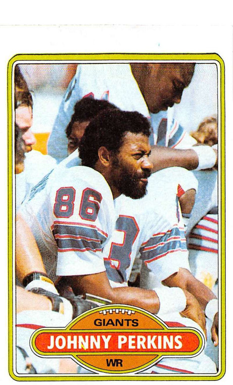 1980 Topps #356 Johnny Perkins VG  New York Giants 