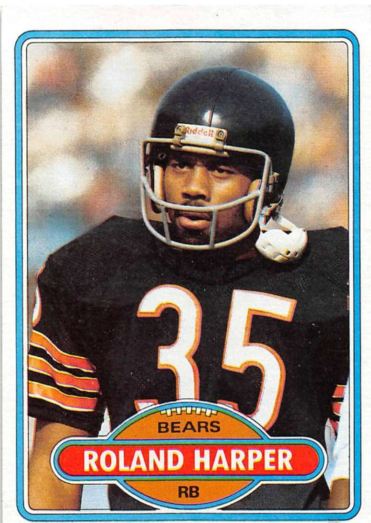 1980 Topps #362 Roland Harper VG  Chicago Bears 