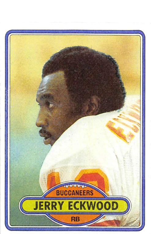1980 Topps #366 Jerry Eckwood VG  Tampa Bay Buccaneers 