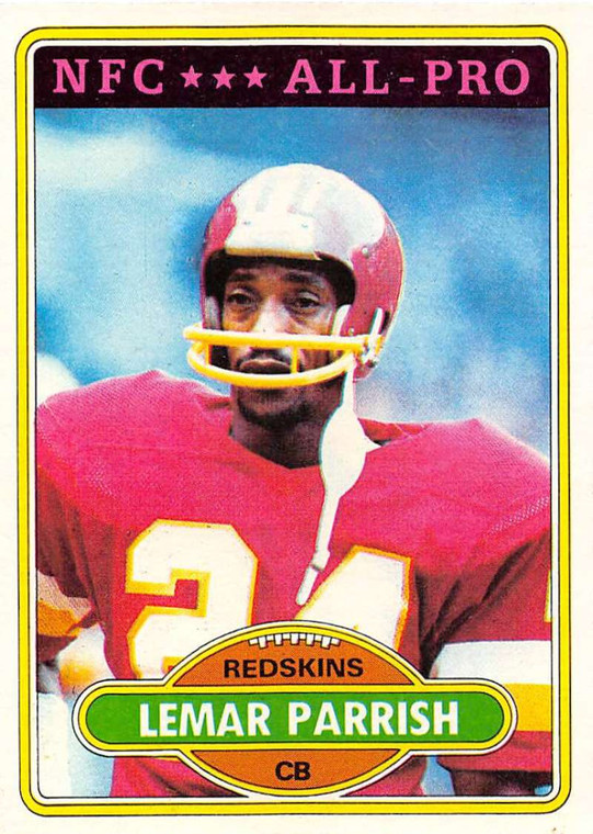 1980 Topps #430 Lemar Parrish AP VG  Washington Redskins 