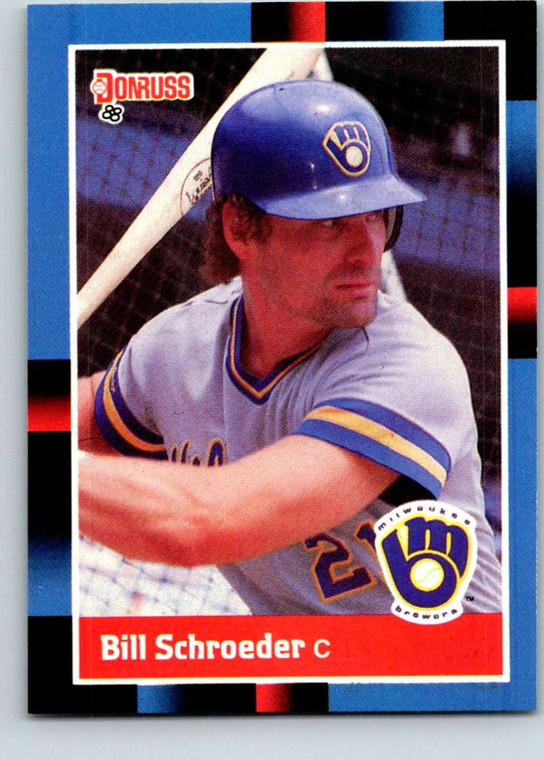 1988 Donruss #419 Bill Schroeder NM-MT Milwaukee Brewers 