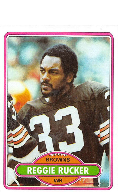 1980 Topps #458 Reggie Rucker VG  Cleveland Browns 
