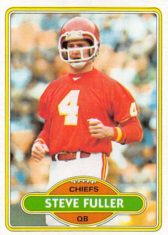 1980 Topps #466 Steve Fuller VG  RC Rookie Kansas City Chiefs 