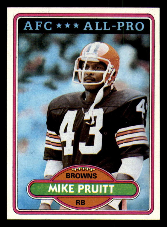 1980 Topps #478 Mike Pruitt AP VG  Cleveland Browns 