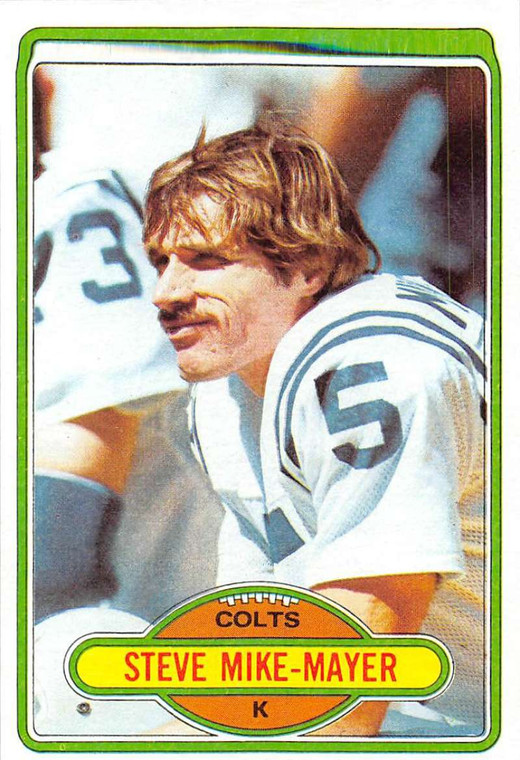 1980 Topps #479 Steve Mike-Mayer VG  Baltimore Colts 