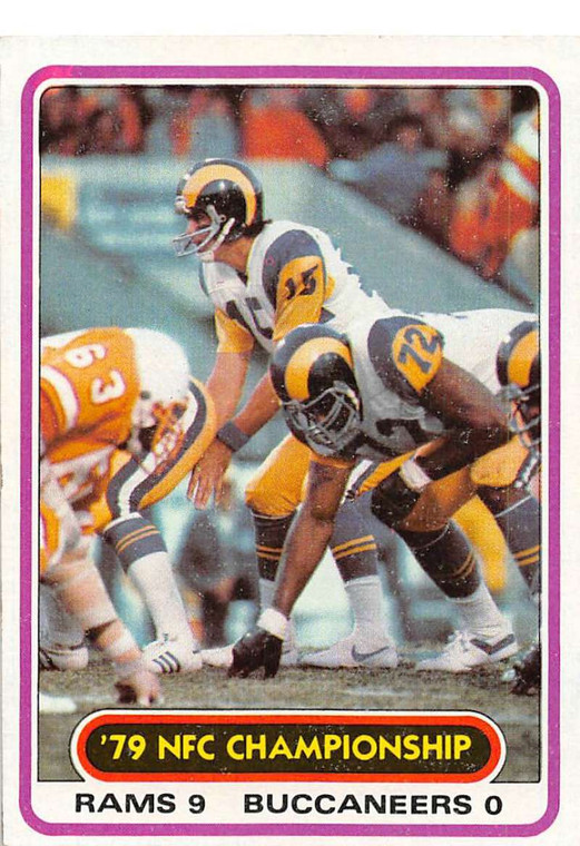 1980 Topps #493 1979 NFC Championship VG  Los Angeles Rams/Tampa Bay Buccaneers 