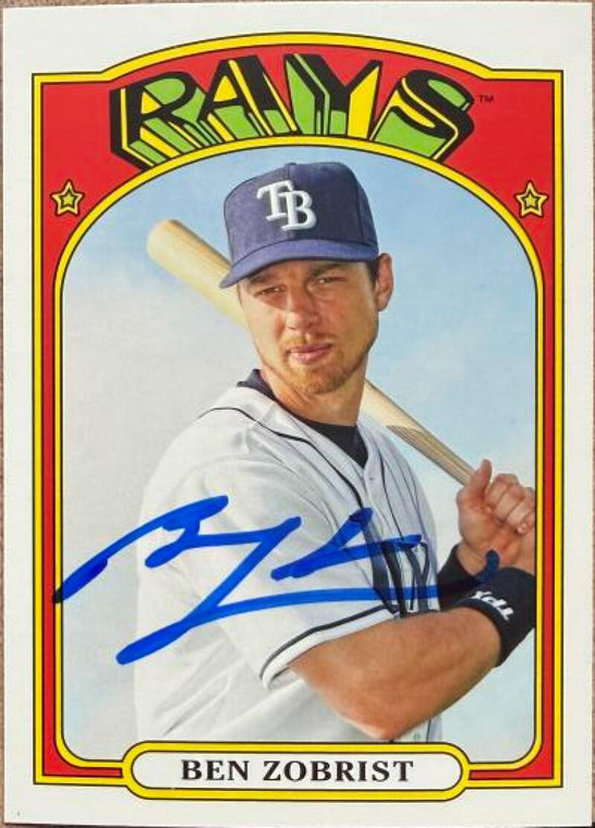 Ben Zobrist Autographed 2013 Topps Archives #24