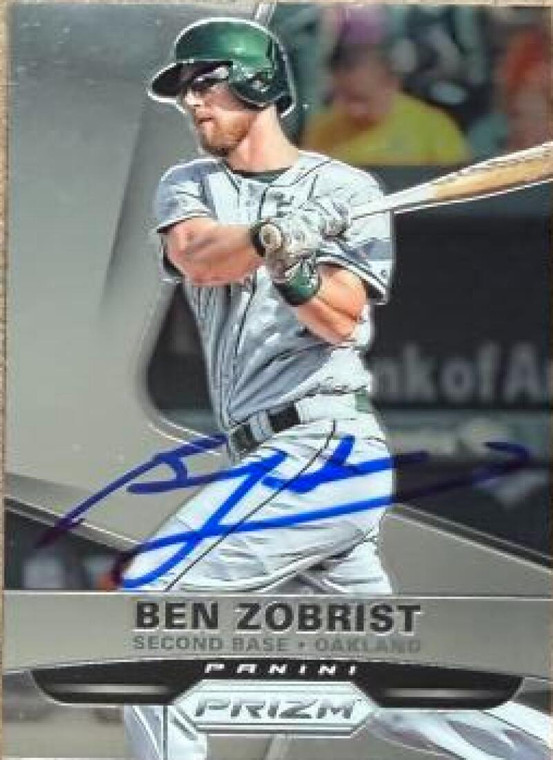 Ben Zobrist Autographed 2015 Panini Prizm #32 