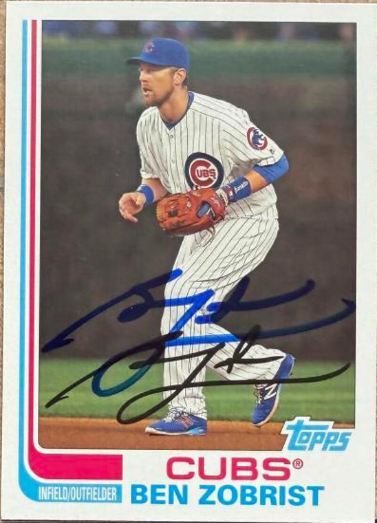 Ben Zobrist Autographed 2017 Topps Archives #198 