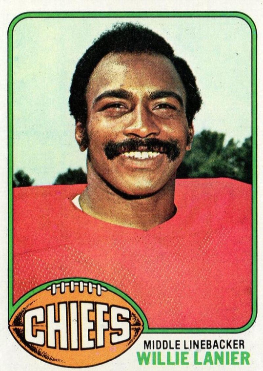 1976 Topps #24 Willie Lanier VG Kansas City Chiefs 