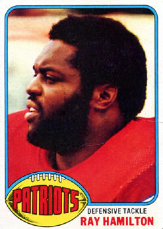 1976 Topps #47 Ray Hamilton VG New England Patriots 