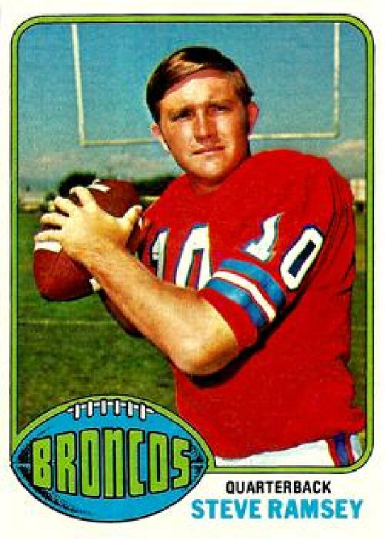 1976 Topps #156 Steve Ramsey VG Denver Broncos 