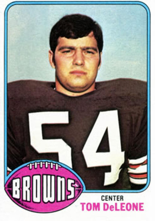 1976 Topps #187 Tom DeLeone VG Cleveland Browns 