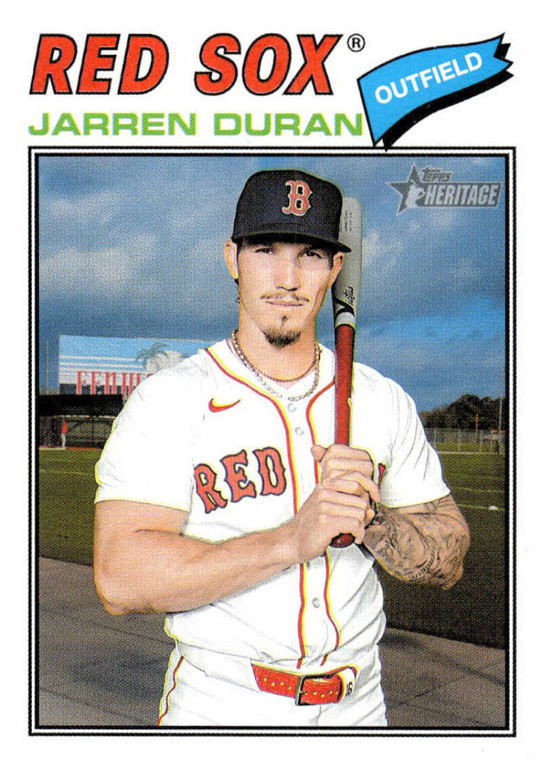 2026 Topps Heritage #15 Jarren Duran NM-MT  Boston Red Sox 