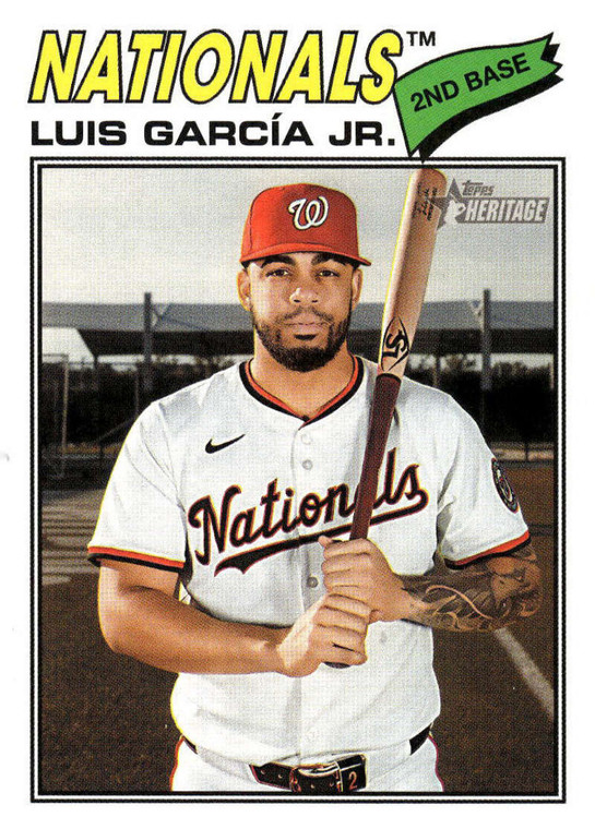 2026 Topps Heritage #43 Luis Garcia Jr. NM-MT  Washington Nationals 