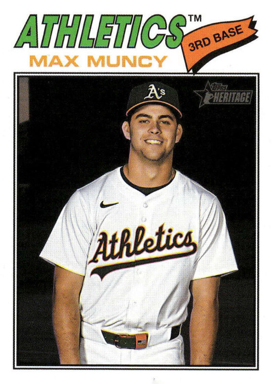 2026 Topps Heritage #105 Max Muncy NM-MT  Athletics 