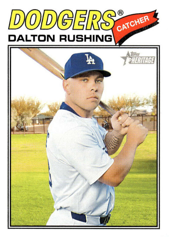 2026 Topps Heritage #246 Dalton Rushing NM-MT  Los Angeles Dodgers 