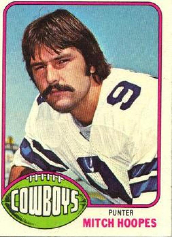 1976 Topps #283 Mitch Hoopes VG Dallas Cowboys 