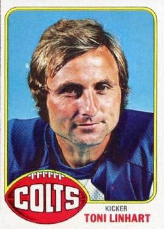 1976 Topps #209 Toni Linhart VG Baltimore Colts 