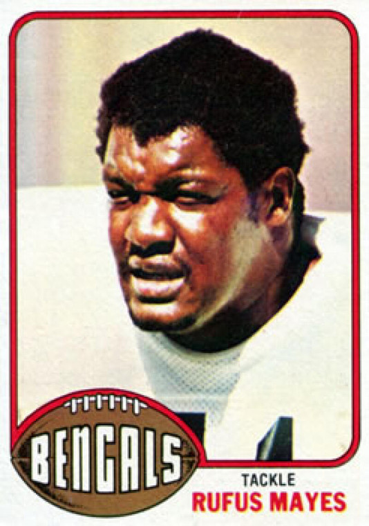 1976 Topps #391 Rufus Mayes VG Cincinnati Bengals 