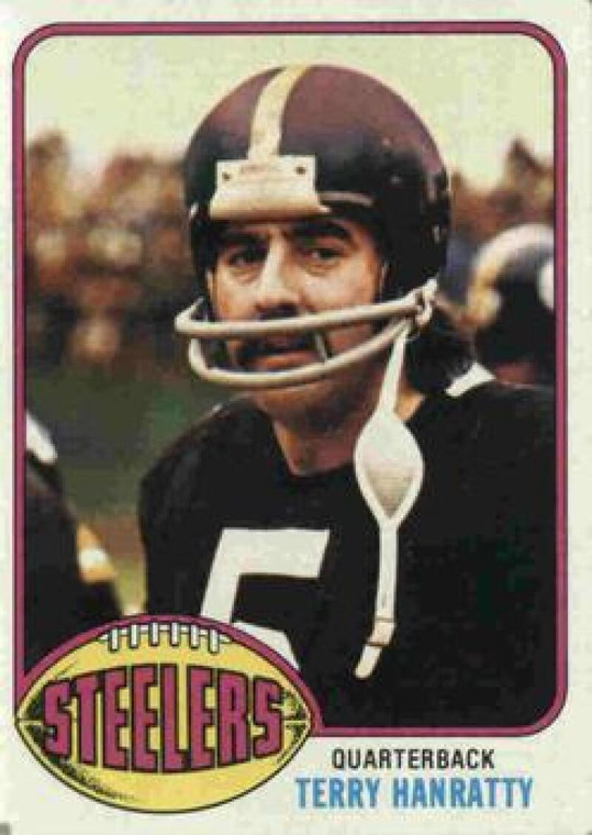 1976 Topps #442 Terry Hanratty VG Pittsburgh Steelers 