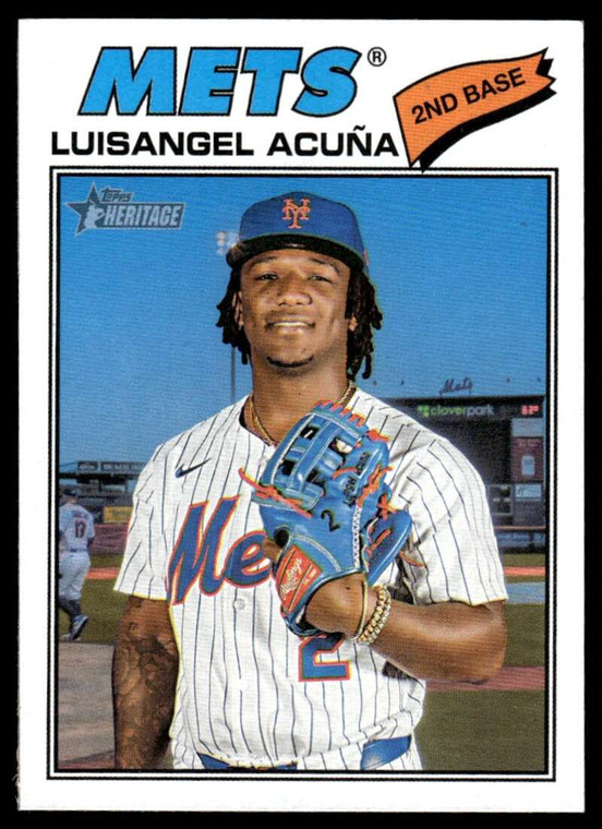 2026 Topps Heritage #132 Luisangel Acuna NM-MT  New York Mets 