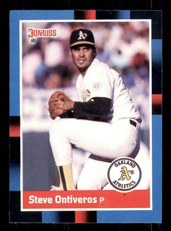 1988 Donruss #467 Steve Ontiveros NM-MT Oakland Athletics 