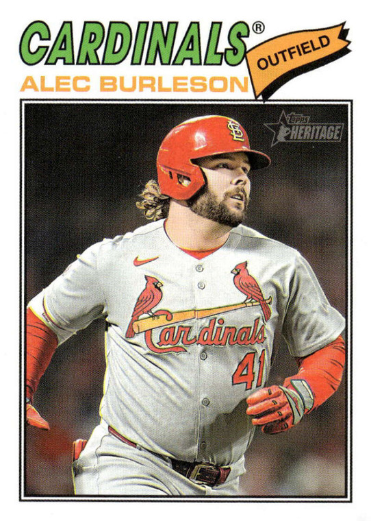 2026 Topps Heritage #165 Alec Burleson NM-MT  St. Louis Cardinals 