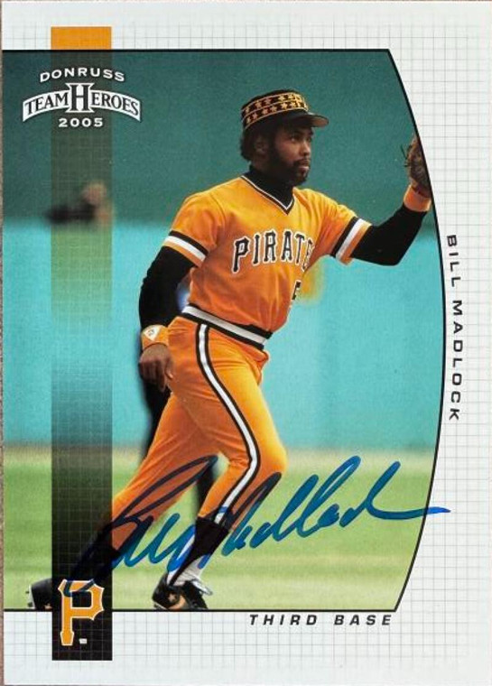 Bill Madlock Autographed 2005 Donruss Team Heroes #249 Pittsburgh Pirates