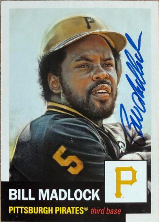 Bill Madlock Autographed 2024 Topps Living Set #779 PR1390 Artist Jared Kelley Signed Card