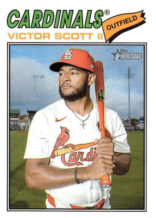 2026 Topps Heritage #318 Victor Scott II NM-MT  St. Louis Cardinals 