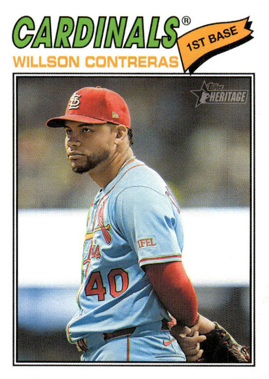 2026 Topps Heritage #156 Willson Contreras NM-MT  St. Louis Cardinals 