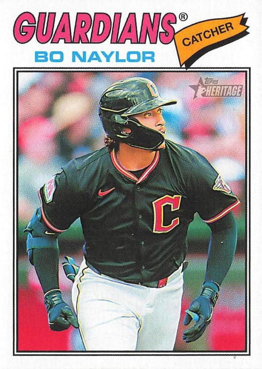 2026 Topps Heritage #256 Bo Naylor NM-MT  Cleveland Guardians 