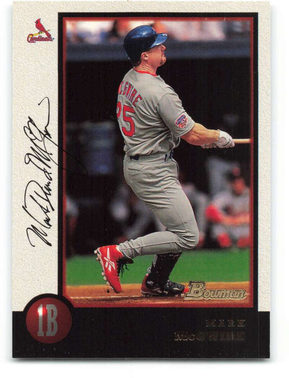 1998 Bowman #5 Mark McGwire NM-MT St. Louis Cardinals 