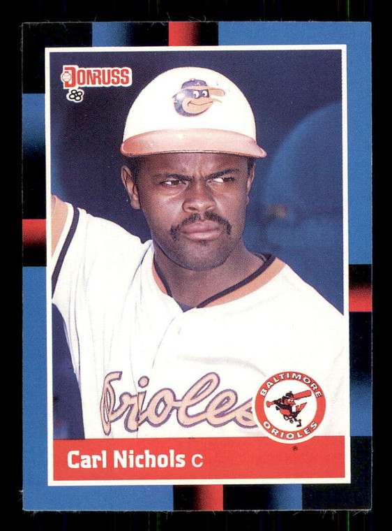1988 Donruss #477 Carl Nichols NM-MT RC Rookie Baltimore Orioles 