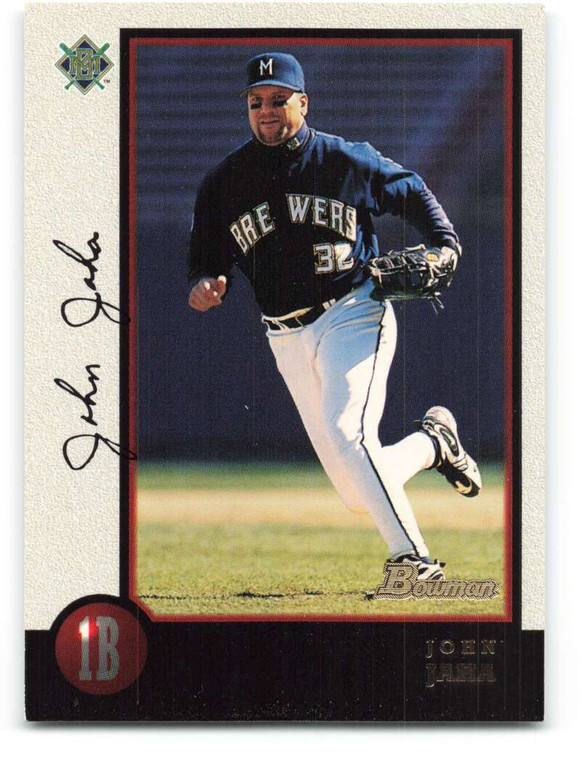 1998 Bowman #17 John Jaha NM-MT Milwaukee Brewers 